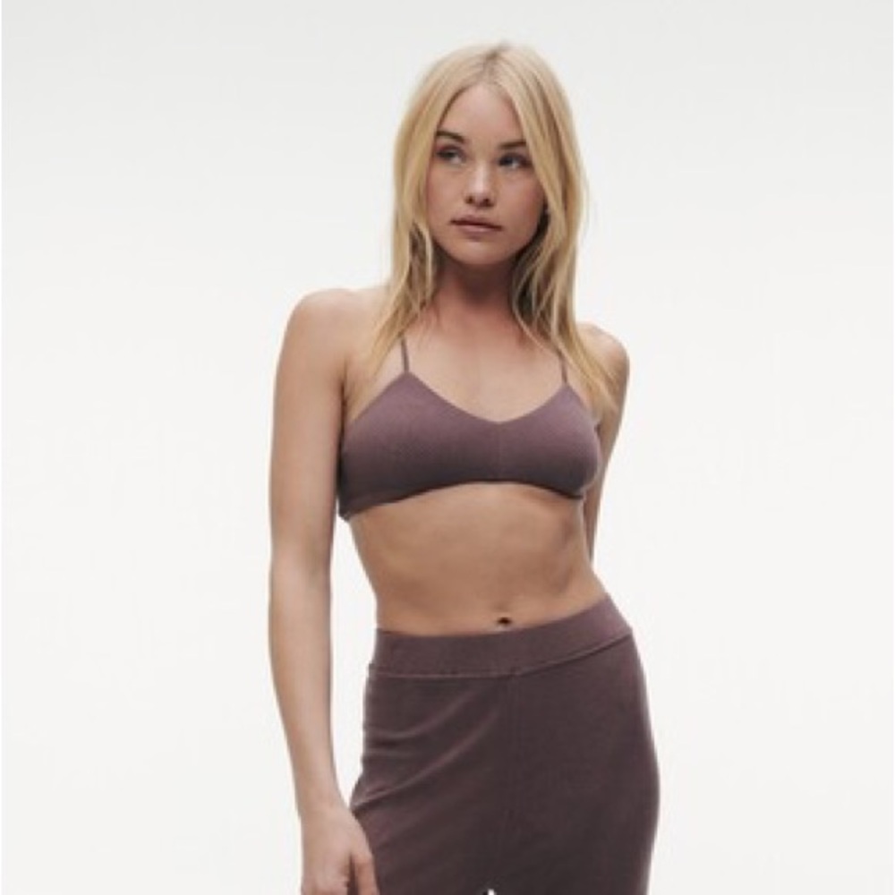 Naadam ribbed lightweight bralette